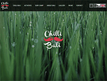 Tablet Screenshot of chillibali.com